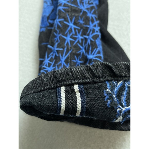 $188 Levi's 501 Jeans 27x28 Made & Crafted Selvedge High Rise Skinny Embroidered - Picture 4 of 15